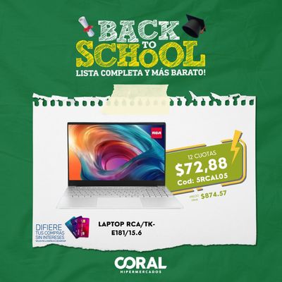 Catálogo Coral Hipermercados | Back to School!!! | 24/4/2024 - 28/4/2024
