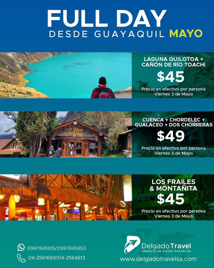 Catálogo Delgado Travel en Guayaquil | Full Day  | 25/4/2024 - 5/5/2024
