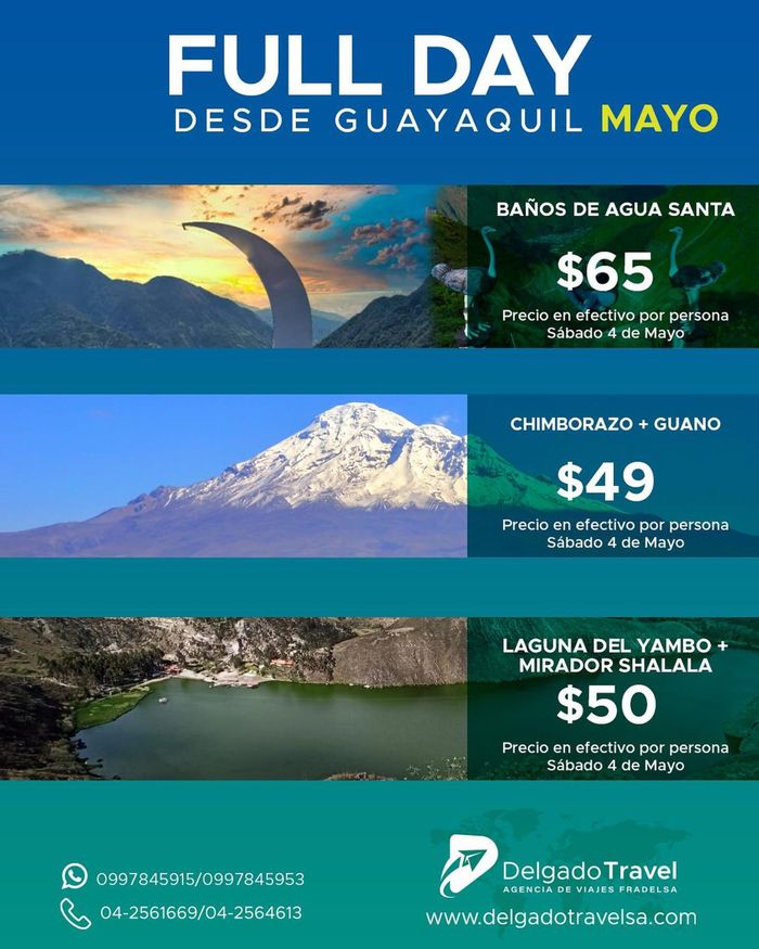 Catálogo Delgado Travel en Guayaquil | Full Day  | 25/4/2024 - 5/5/2024
