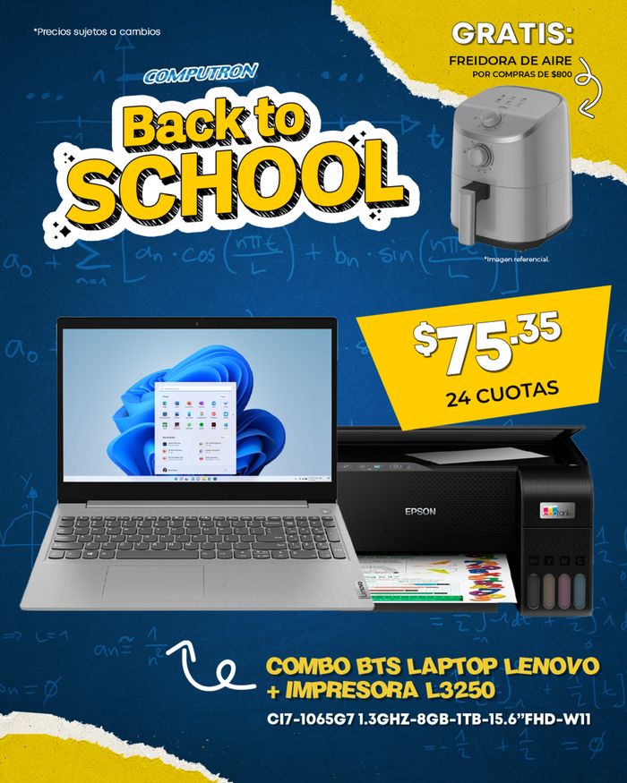 Catálogo Computron en Guayaquil | Back to School | 26/4/2024 - 30/4/2024