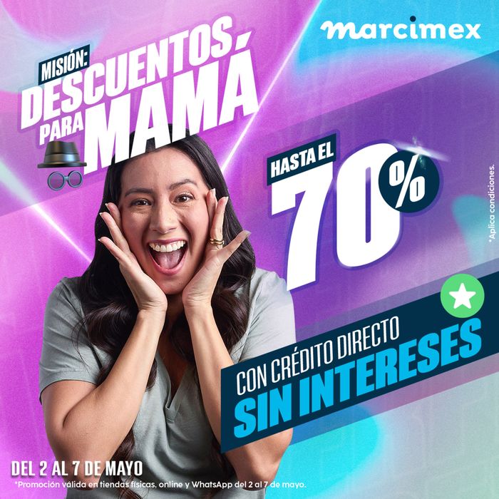 Catálogo Marcimex en Naranjal | Descuentos , para mama | 2/5/2024 - 7/5/2024