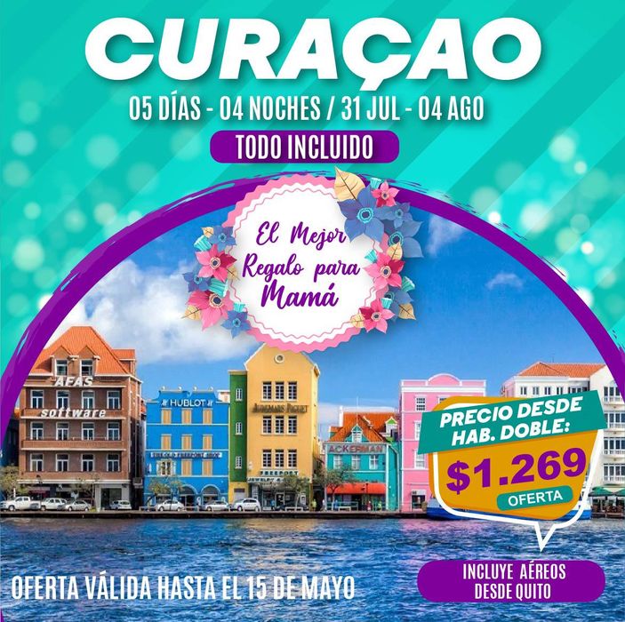 Catálogo Viajes y Destinos en Guayaquil | El mejor Regalo para Mamá | 3/5/2024 - 15/5/2024