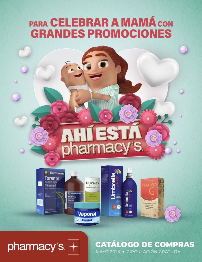 Catálogo Pharmacy's en Riobamba | Para Celebrar a mamá con grandes Promociones | 3/5/2024 - 31/5/2024