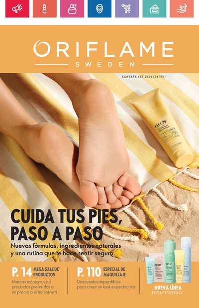 Ofertas de Belleza en Quevedo | Cuida tus Pies,paso a Paso  de Oriflame | 7/5/2024 - 24/5/2024