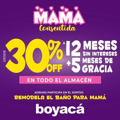Ofertas de Hogar y Muebles en Machala | Mamá Consentida  de Boyacá | 8/5/2024 - 15/5/2024