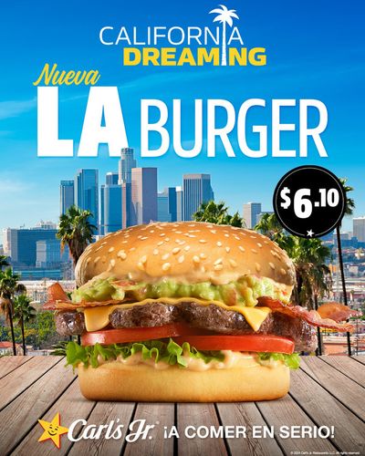 Ofertas de Restaurantes en San Juan | Nueva La Burger  de Carl's Jr. | 8/5/2024 - 25/5/2024