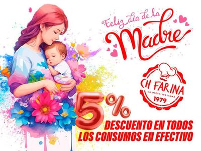 Ofertas de Restaurantes en Otavalo | Feliz día de la madre de Ch Farina | 8/5/2024 - 12/5/2024