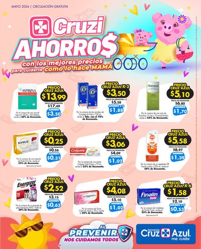 Ofertas de Salud y Farmacias en Montañita | Cruzi Ahorros  de Farmacias Cruz Azul | 14/5/2024 - 31/5/2024