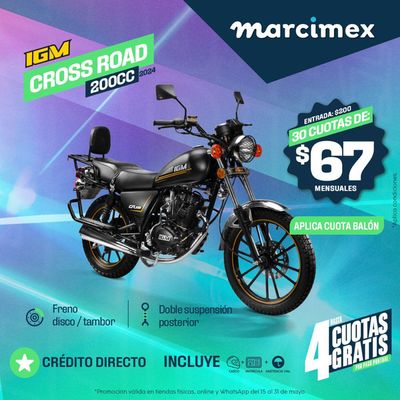 Catálogo Marcimex en Atacames | Operación, Moto Nueva  | 15/5/2024 - 31/5/2024
