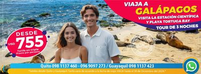 Ofertas de Viajes y Ocio en Guayaquil | Viaja a Galápagos! de Sol Caribe | 22/5/2024 - 30/12/2024