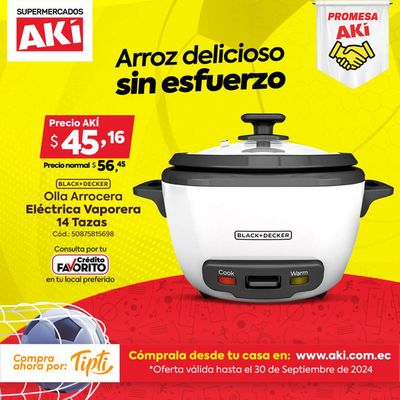 Catálogo Akí en Huaquillas | Arroz delicios sin esfuerzo | 8/7/2024 - 30/9/2024