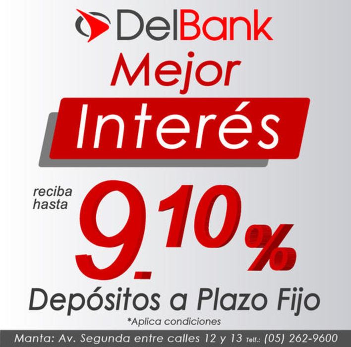 Catálogo Banco Delbank en Manta | Promoción  | 8/7/2024 - 31/7/2024