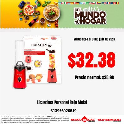 Ofertas de Supermercados en Quito | Del mundo a tu Hogar! de Megamaxi | 12/7/2024 - 31/7/2024