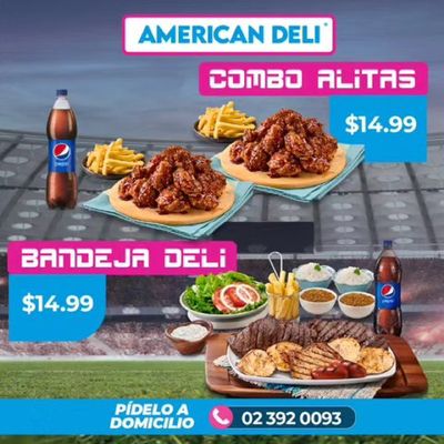 Ofertas de Restaurantes en Guayaquil | Ofertas  de American Deli | 16/7/2024 - 31/7/2024
