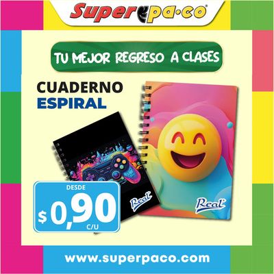 Catálogo Super Paco en Portoviejo | Tu mejor regreso a clases  | 22/7/2024 - 31/7/2024