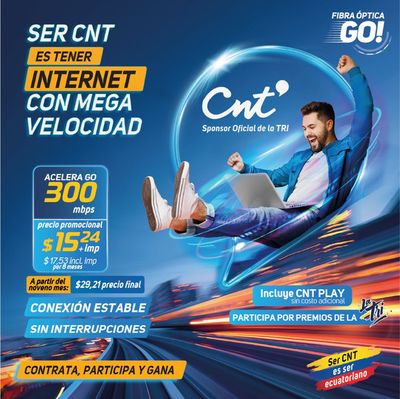 Ofertas de Tecnología y Electrónica en Riobamba | Promociones  de CNT | 24/7/2024 - 31/7/2024