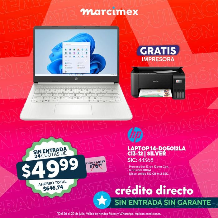 Catálogo Marcimex en Quito | Ofertas | 26/7/2024 - 29/7/2024