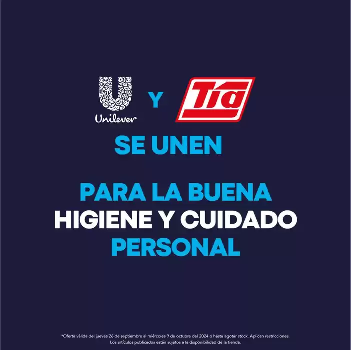 Catálogo Tia en Guayaquil | Higiene y Cuidado Personal  | 2/10/2024 - 9/10/2024