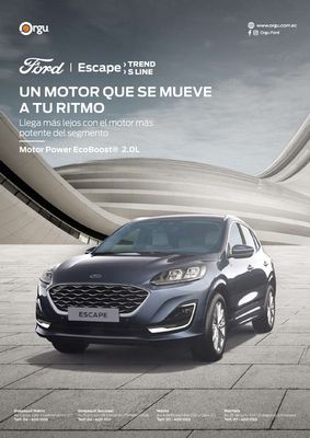 Catálogo Ford en Duran | Ford Escape | 3/10/2023 - 31/12/2023