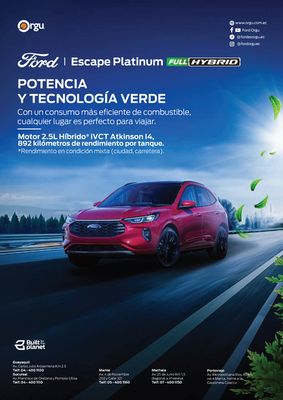 Catálogo Ford en Duran | Ford Escape Platinum Full Hybrid | 3/10/2023 - 31/12/2023