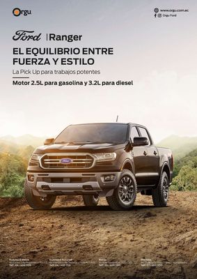 Ofertas de Carros, Motos y Repuestos en Latacunga | Ford Ranger de Ford | 6/11/2023 - 31/3/2024