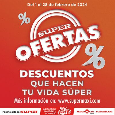 Ofertas de Supermercados | Super Ofertas %  de Megamaxi | 6/2/2024 - 28/2/2024