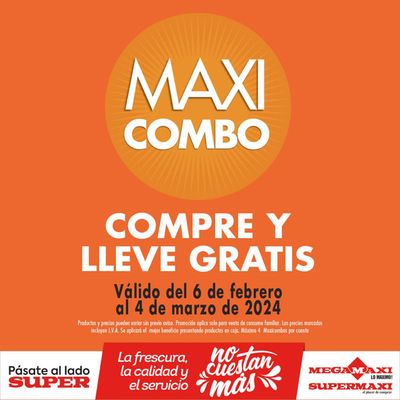 Ofertas de Supermercados en Cuenca | Maxi Combo  de Supermaxi | 14/2/2024 - 4/3/2024