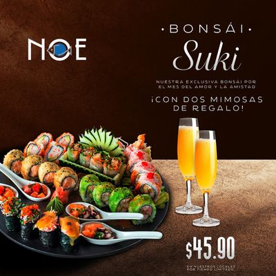 Ofertas de Restaurantes en Cuenca | Promociones  de Noe Sushi Bar | 14/2/2024 - 29/2/2024