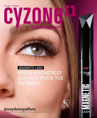 Ofertas de Belleza en Ambato | Poder magnético que multiplica tus pestañas C/04 de Cyzone | 26/2/2024 - 15/3/2024