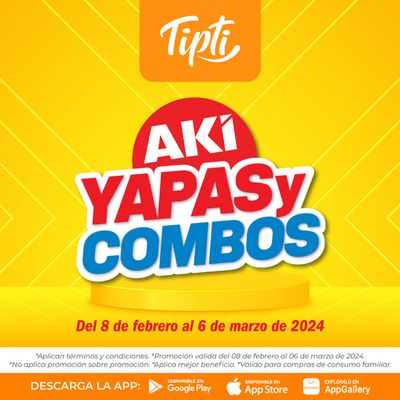 Catálogo Akí en Vínces | Akí Yapas y Combos  | 28/2/2024 - 6/3/2024