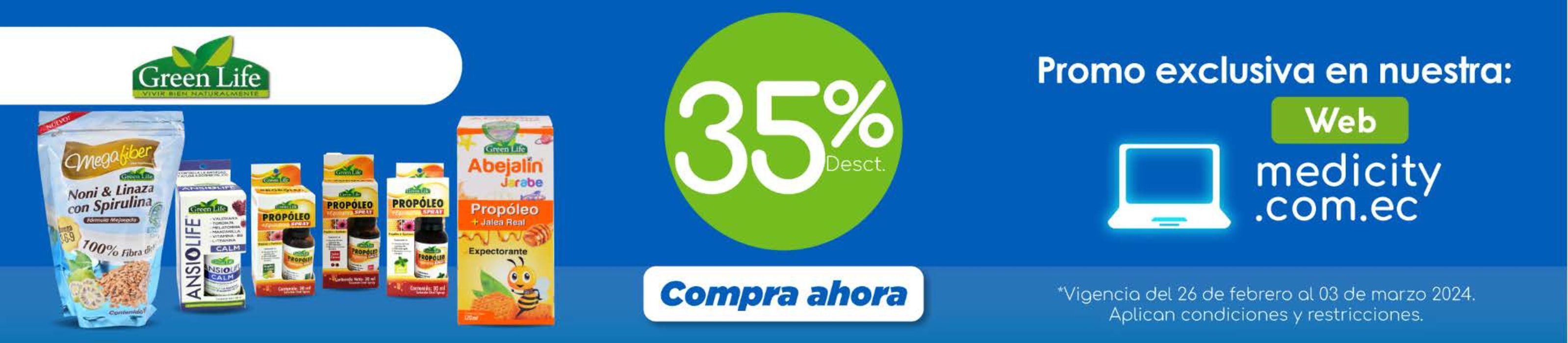 Catálogo Farmacias Medicity en Guayaquil | Descuento Especial 30% | 29/2/2024 - 3/3/2024