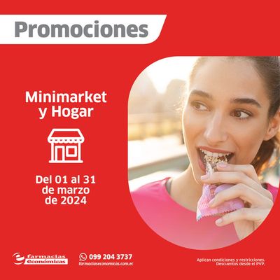 Catálogo Farmacias Económicas en Pichincha | Promociones. | 4/3/2024 - 31/3/2024