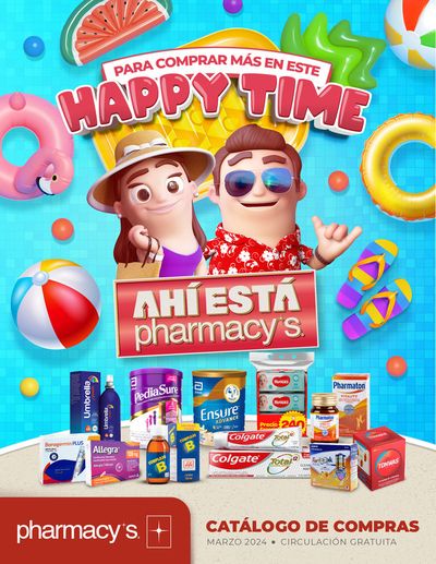 Ofertas de Salud y Farmacias en 24 De Mayo | Happy time, Marzo 2024 de Pharmacy's | 5/3/2024 - 31/3/2024