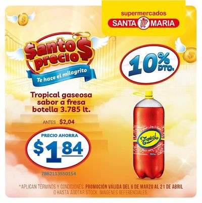 Ofertas de Supermercados en Pichincha | Santo precio. de Santa Maria | 11/3/2024 - 21/4/2024