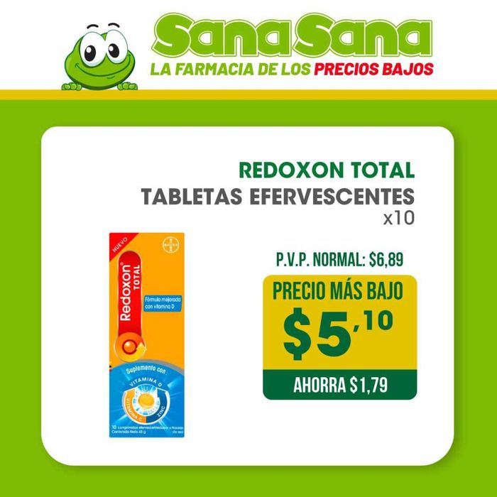Catálogo Farmacias SanaSana en Quevedo | Ofertas  | 15/3/2024 - 29/3/2024