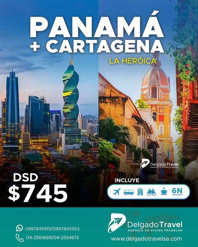 Catálogo Delgado Travel | Panamá + Cartagena  | 20/3/2024 - 31/3/2024