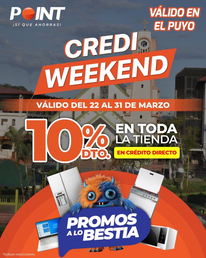 Catálogo Point en Ibarra | Credi Weekend  | 25/3/2024 - 31/3/2024