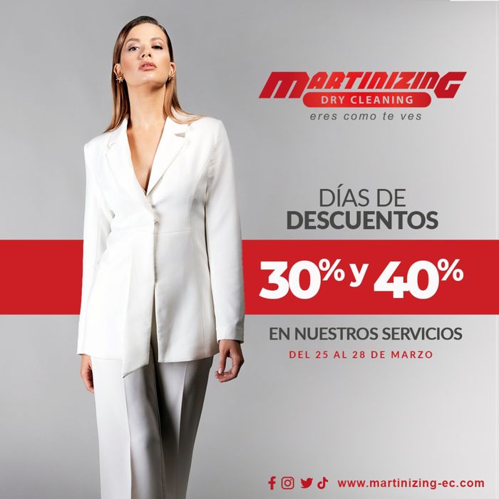Catálogo Martinizing Dry Cleaning en Guayaquil | Días de descuentos  | 26/3/2024 - 28/3/2024