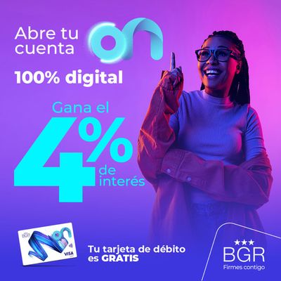 Ofertas de Bancos en Guano | Abre tu cuenta  de BGR | 29/3/2024 - 13/4/2024