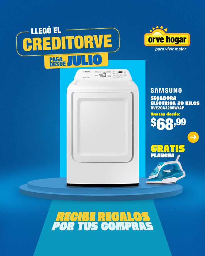 Catálogo Orve Hogar en Quito | Llegó el creditorve paga desede julio | 11/4/2024 - 18/4/2024