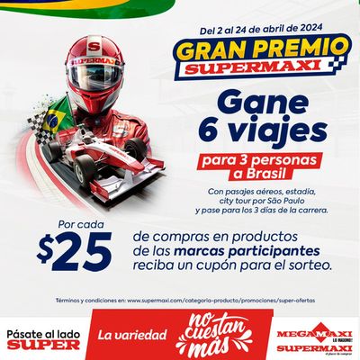 Catálogo Supermaxi en Guayaquil | Gran Premio Supermaxi | 11/4/2024 - 24/4/2024