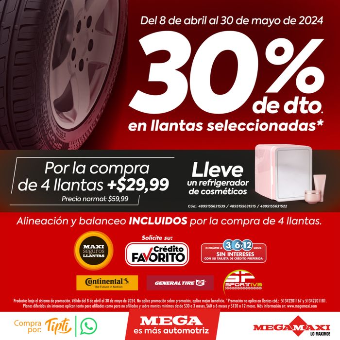 Catálogo Megamaxi en Quito | 30% de dto  | 12/4/2024 - 30/5/2024
