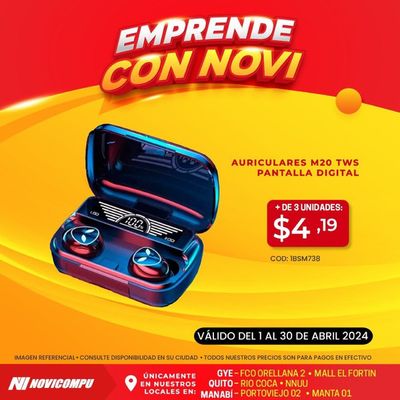 Catálogo Novicompu en Quito | Emprende con Novi !!! | 17/4/2024 - 30/4/2024