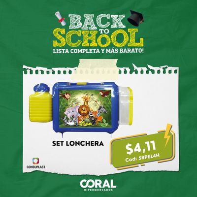 Ofertas de Supermercados en Manta | Back to School!! de Coral Hipermercados | 19/4/2024 - 22/4/2024