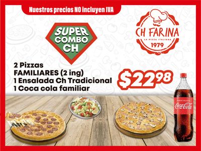 Ofertas de Restaurantes en Quito | Super Combo CH de Ch Farina | 22/4/2024 - 30/4/2024