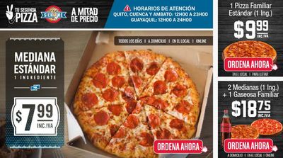 Ofertas de Restaurantes en Quito | A mitad de Precio  de Domino's Pizza | 22/4/2024 - 4/5/2024