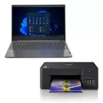 Oferta de Lenovo
            Set Laptop Lenovo V15-IGL Celeron + Impresora Multifunción T420w Brother por $546,13 en Comandato