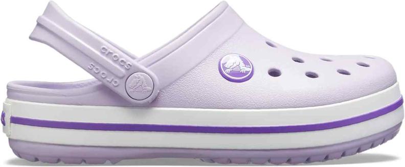 Oferta de Crocband Clog T Lavender/Neon Purple por $29,74 en Crocs