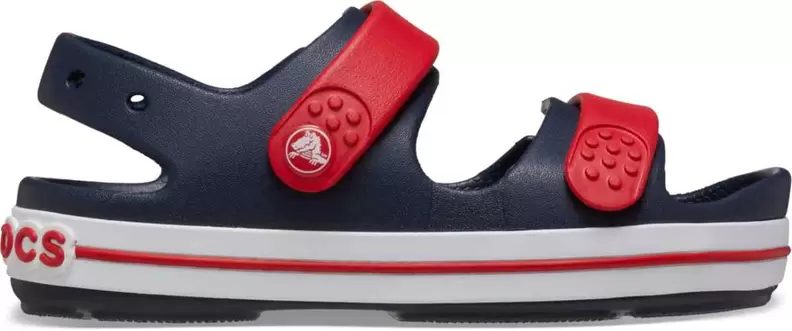 Oferta de Crocband Cruiser Sandal T Navy/Varsity Red por $49,57 en Crocs