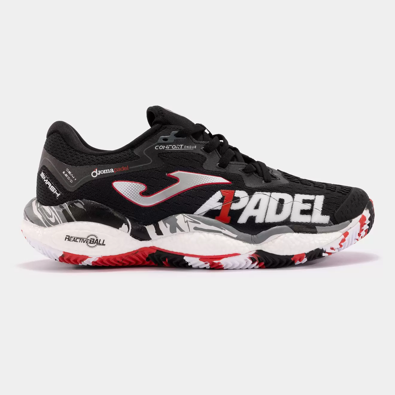 Oferta de Zapatillas A1 Padel clay unisex negro por $79,34 en Joma